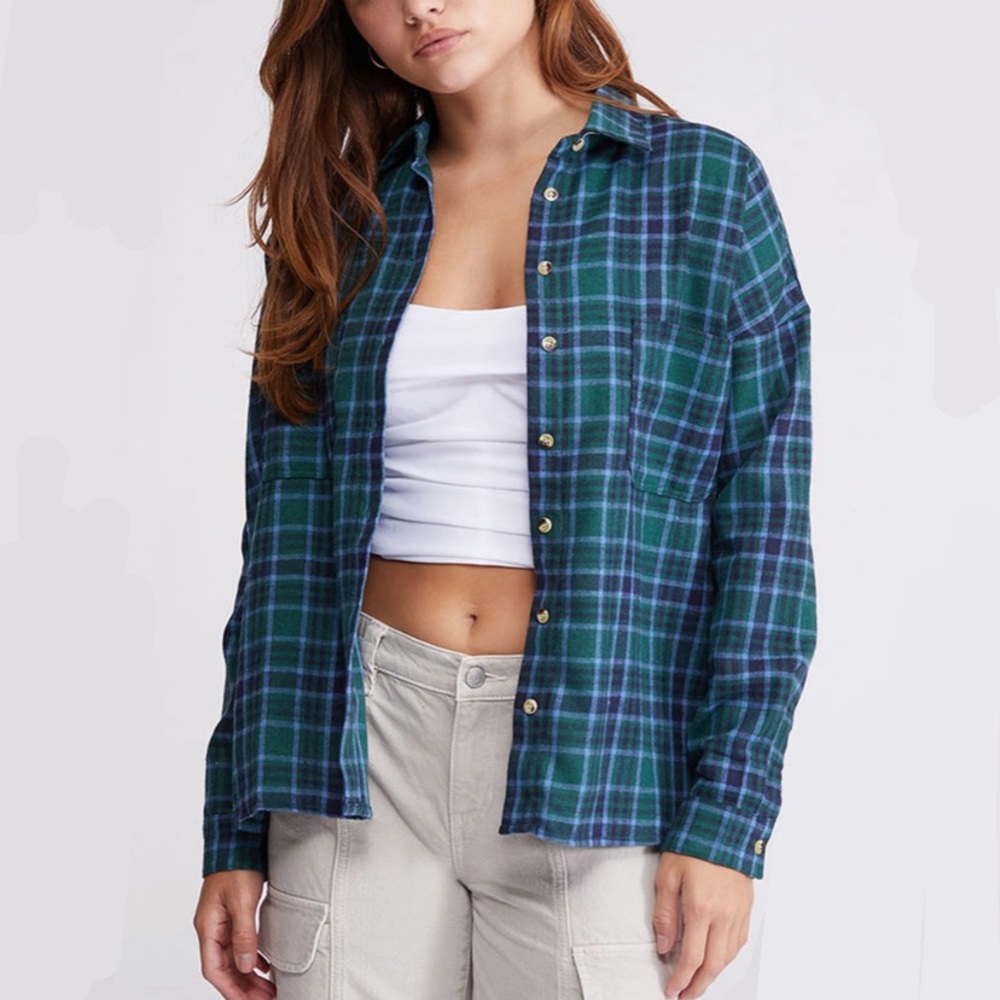 HOST PICK 🎉 PacSun LA Hearts Boyfriend Flannel Shirt